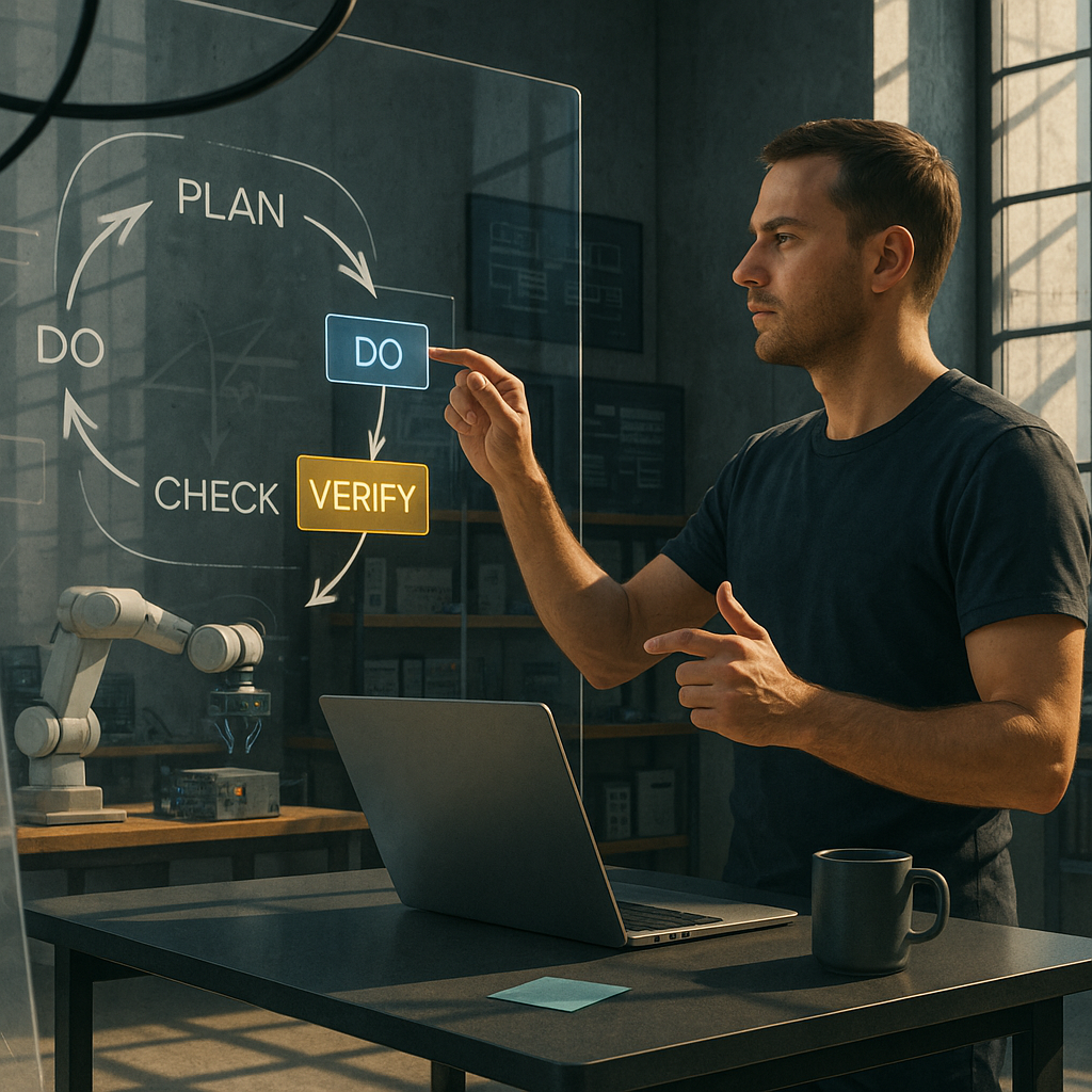 Inside the AI Operating Fabric Transforming Engineering: PDCVR, Agents, Workspaces